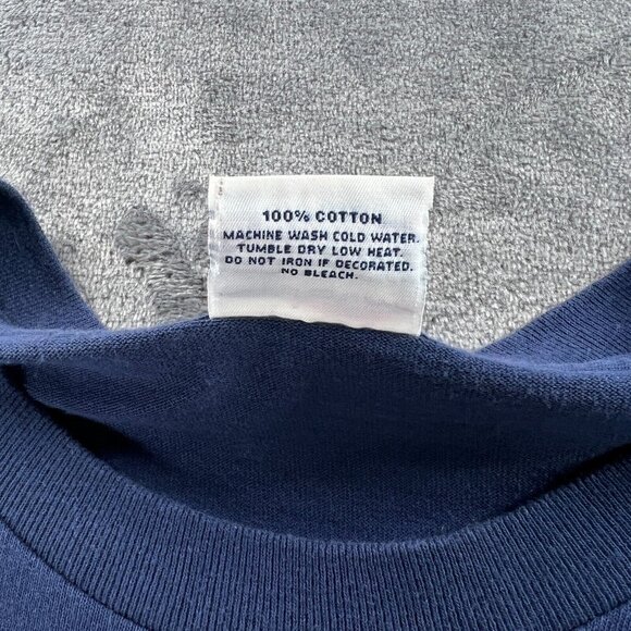 FILA Basketball T Shirt Men 2XL Vintage 90's Made in USA Hip Hop Big Print Logo - Picture 9 of 9